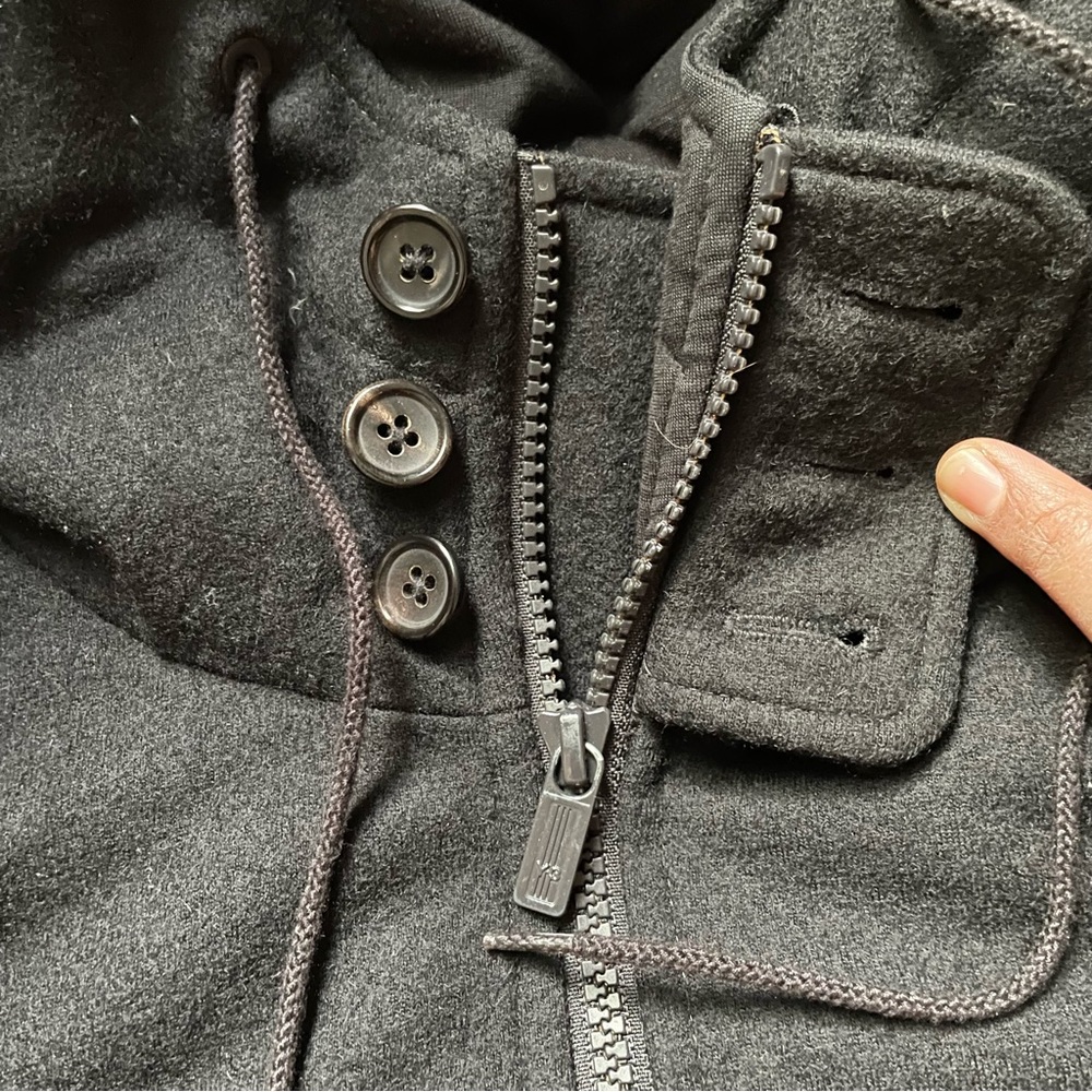 Y3 Yohji Yamamoto adidas wool cashmere black ultimate puffer down jacket winter - Picture 11 of 17